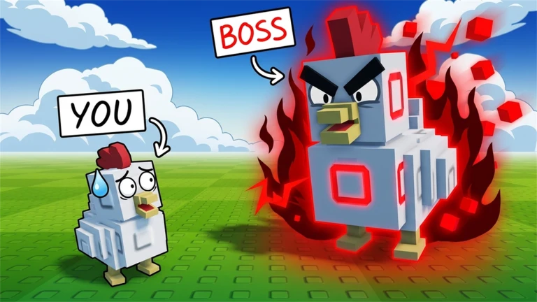 Official promotional image from Grow a Chicken Fighter